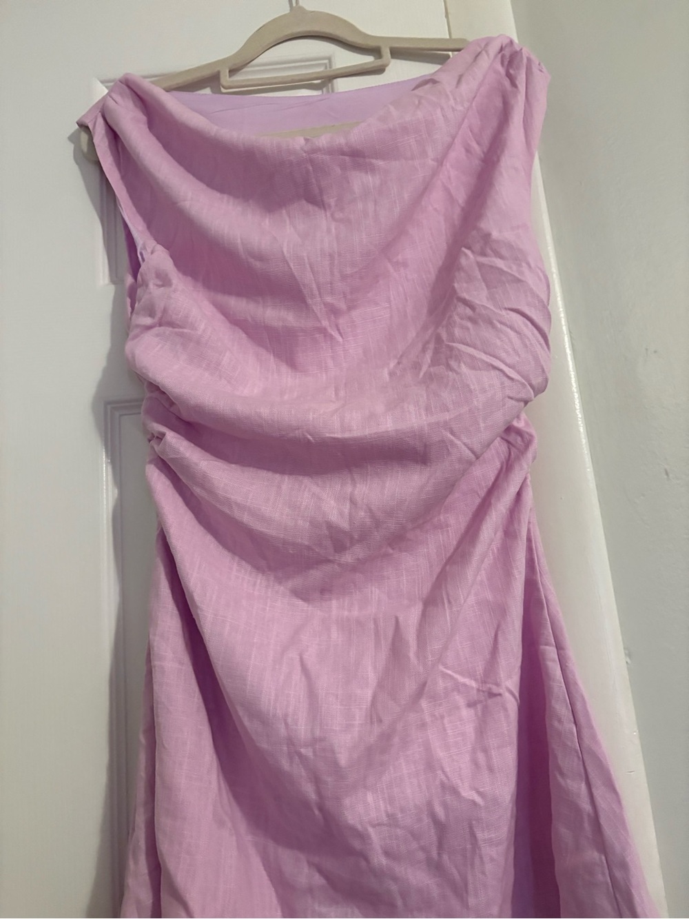 Women’s Lilac Draped Summer Dress